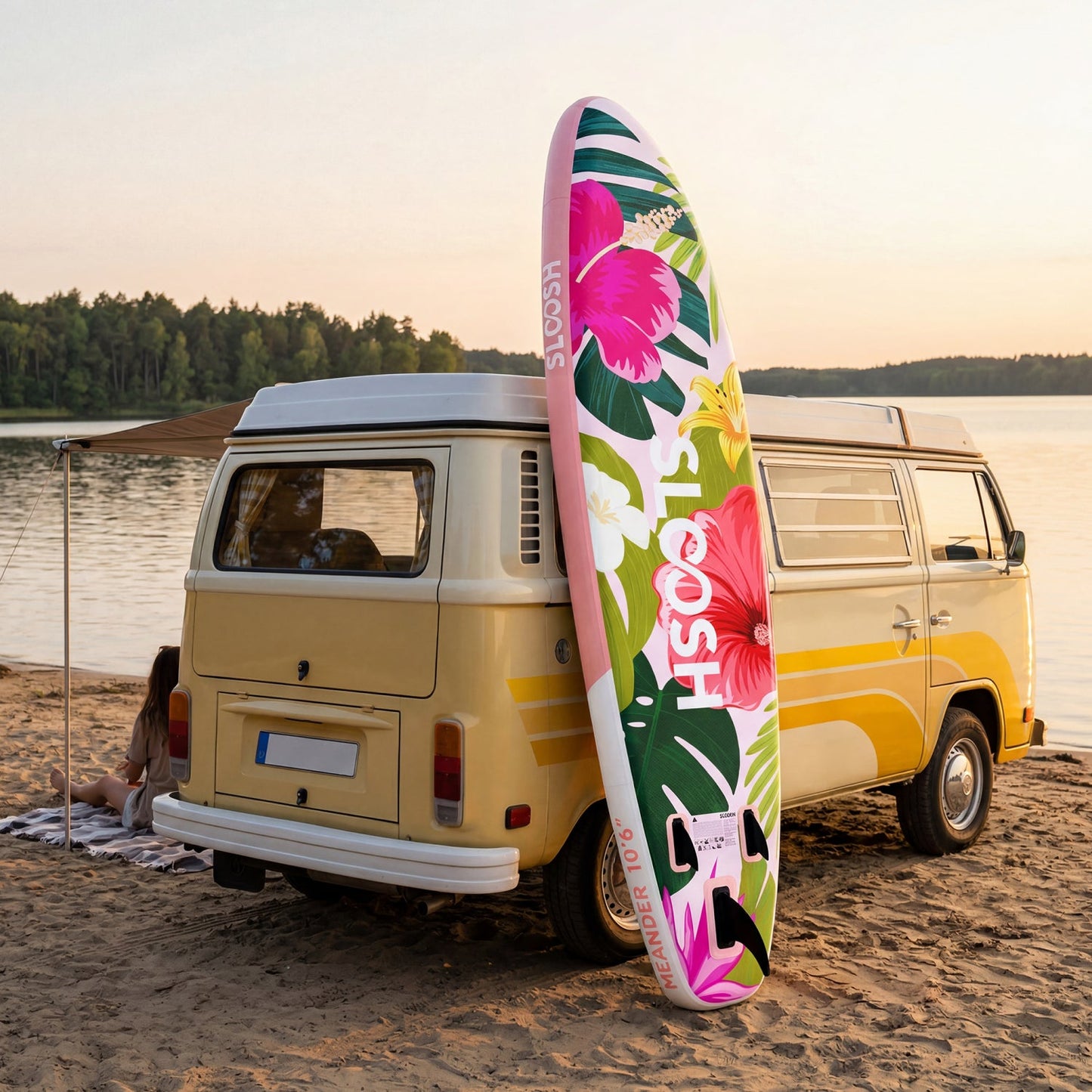 SLOOSH Meander Tropical Sunrise 10'6" Stand Up Paddle Board