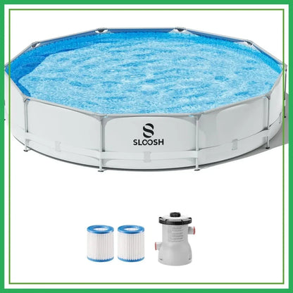 Round Above Ground Pool Set