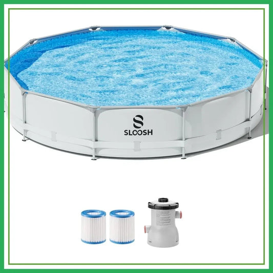 Round Above Ground Pool Set