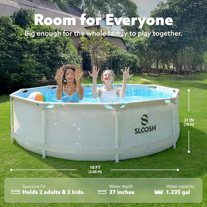 Round Above Ground Pool Set