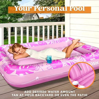 Inflatable Tanning Pool Lounger