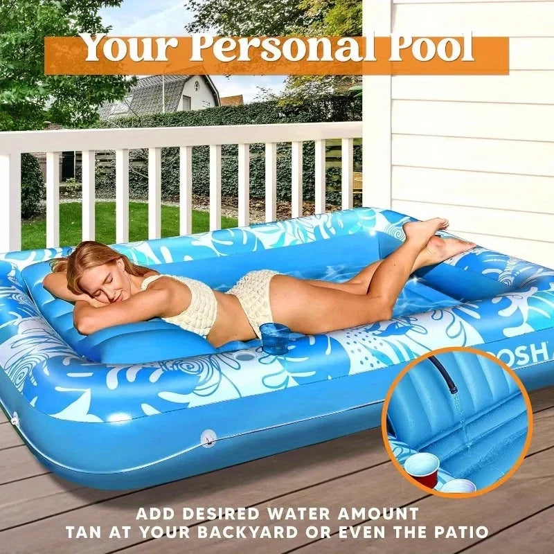 Inflatable Suntan Pool Float