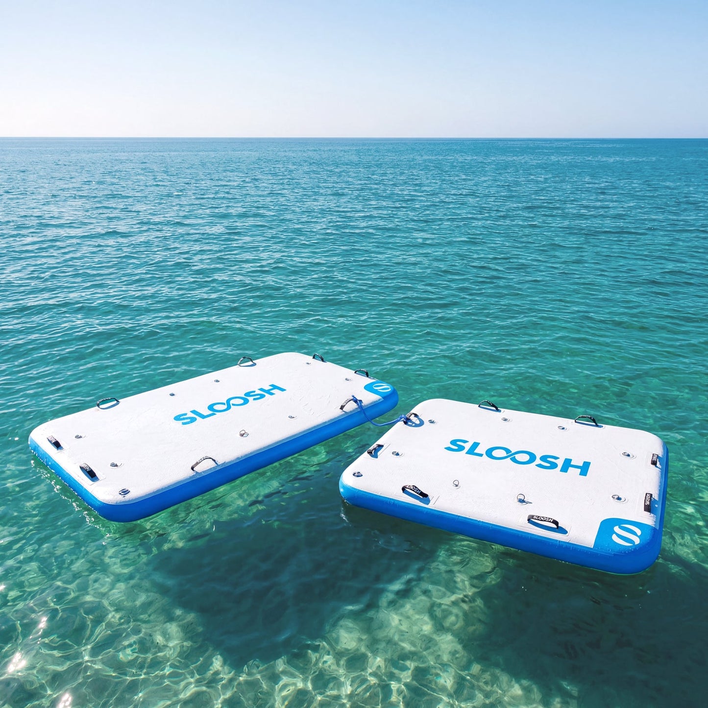 SLOOSH Inflatable Floating Dock, 6Ft x 5Ft