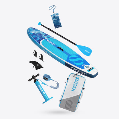 SLOOSH Ripple Coastal Splash 10'6" Inflatable Stand Up Paddle Board