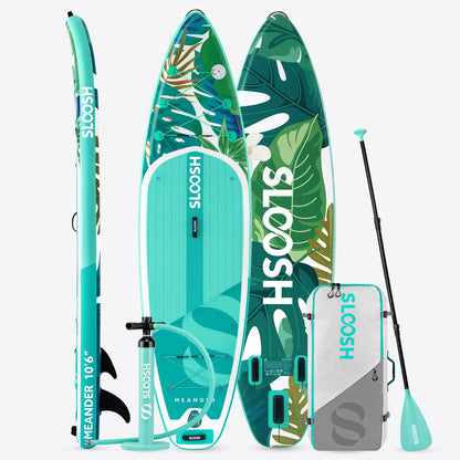 SLOOSH Meander Stand Up Paddle Board–Stable & Lightweight Inflatable SUP, 10'6"