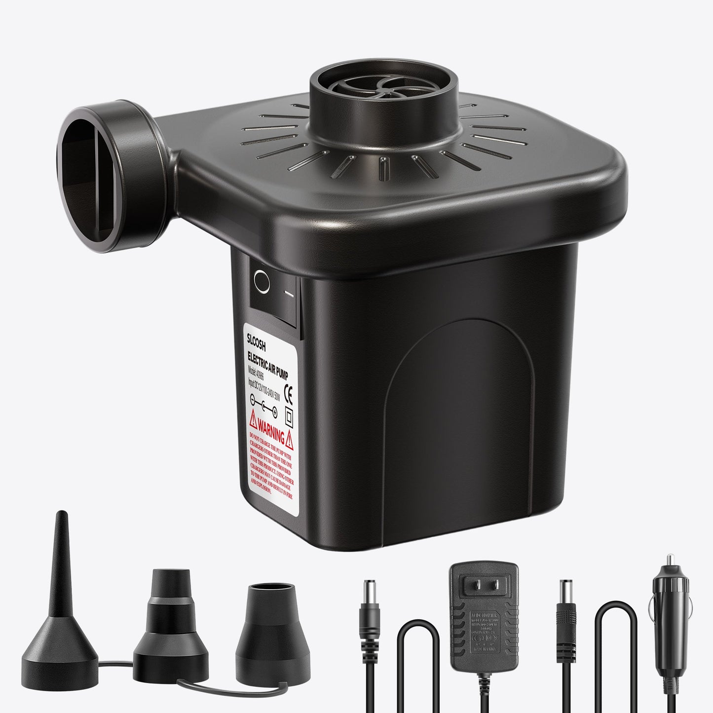 SLOOSH Electric Air Pump for Inflatable Pool & Float